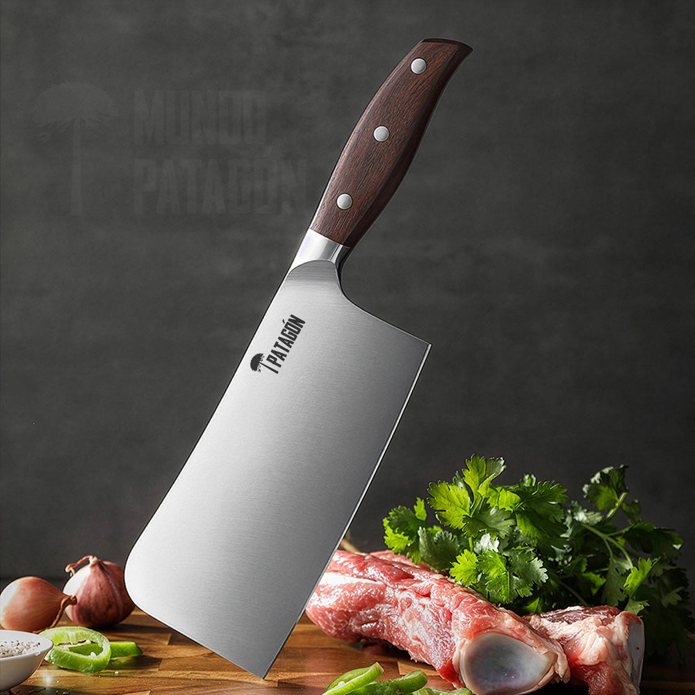 Hacha Patagón Acero Inox. BONE CHOPPER - HUALLE