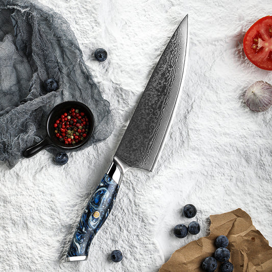 Cuchillo Chef Patagon Damasco 67 capas 20  cm