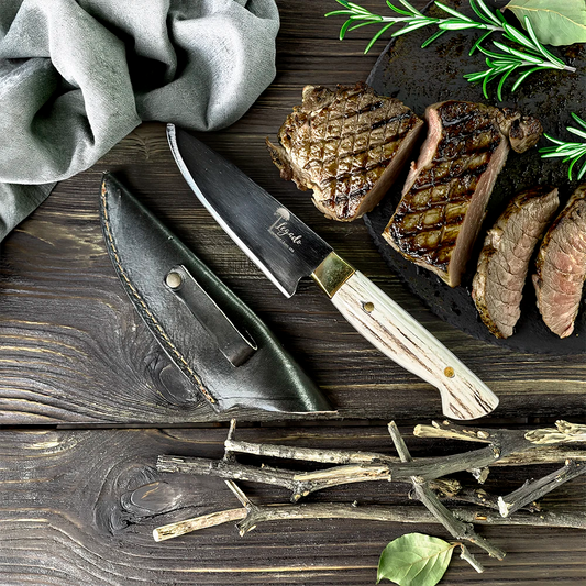 HALCÓN PELEGRINO - Cuchillo Puntero Artesanal hoja 13 cm  LEGADO