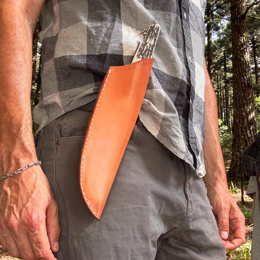 Cuchillo Carnicero Artesanal hoja 18 cm LEGADO - PUMA BLANCO