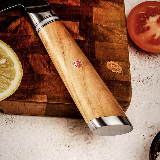 LLUVIA AUSTRAL - Cuchillo Chef Damasco 67 capas hoja 20 cm PATAGÓN - Cuchillos Mundo Patagon (6927823470694)