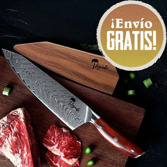 Cuchillo de asado PRO Damasco 67 capas hoja 20 cm LEGADO - CHINOOK (7571835322470)