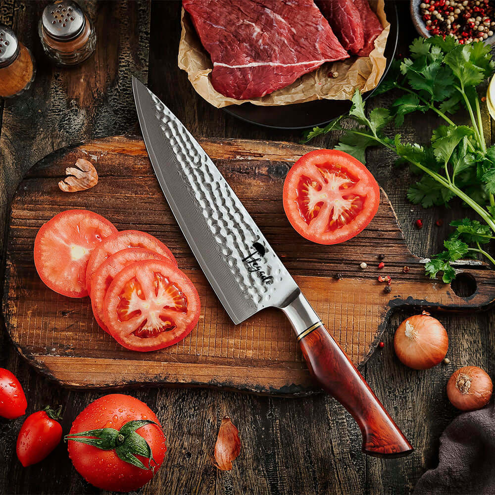 Cuchillo Chef PRO Damasco 73 capas hoja 20 cm - APELLINADO (7571774701670)