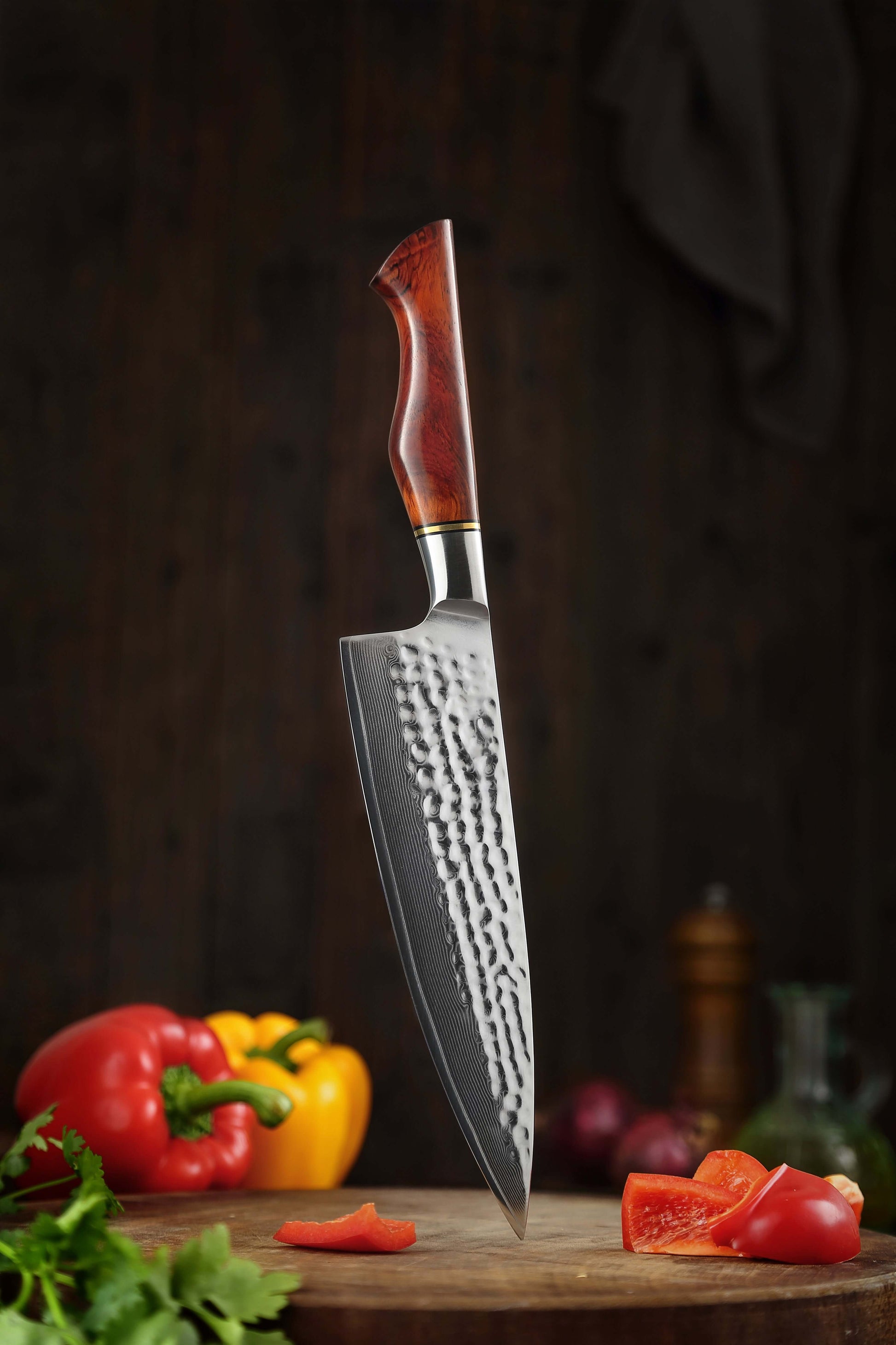 Cuchillo Chef PRO Damasco 73 capas hoja 20 cm - APELLINADO (7571774701670)