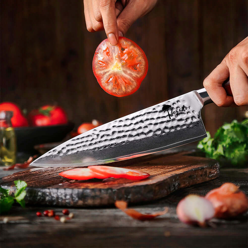 Cuchillo Chef PRO Damasco 73 capas hoja 20 cm - APELLINADO (7571774701670)
