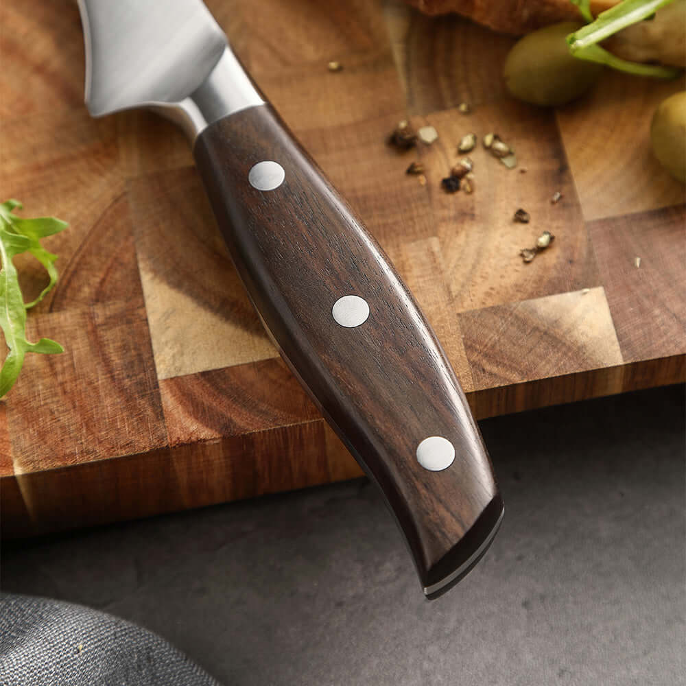 Cuchillo Jamonero Acero Alemán Premium Hoja 26 cm - ROBLE