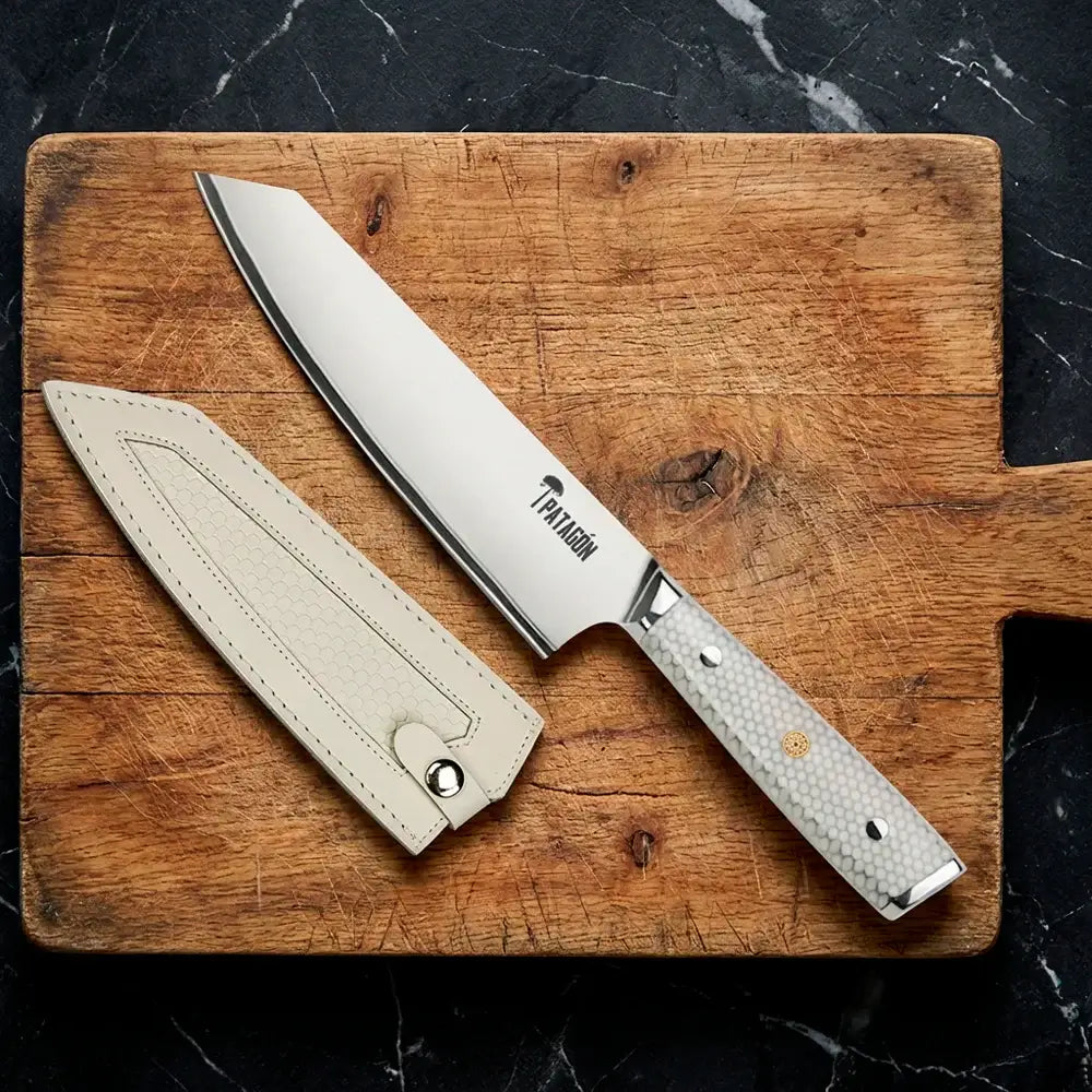 Cuchillo Kiritsuke Acero Revestido hoja 16 cm NEVADO - PATAGÓN (7943373684838)