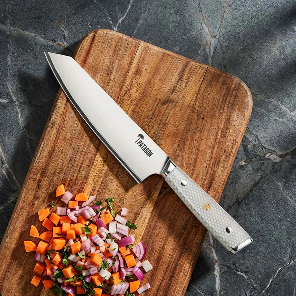 Cuchillo Kiritsuke Acero Revestido hoja 16 cm NEVADO - PATAGÓN (7943373684838)
