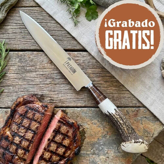 Cuchillo Parrillero Artesanal hoja 20 cm - GAUCHO