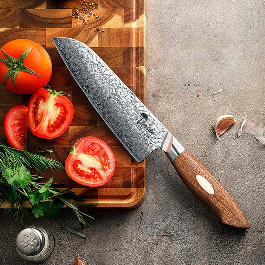 Cuchillo Santoku Artisan Damasco 67 capas Legado