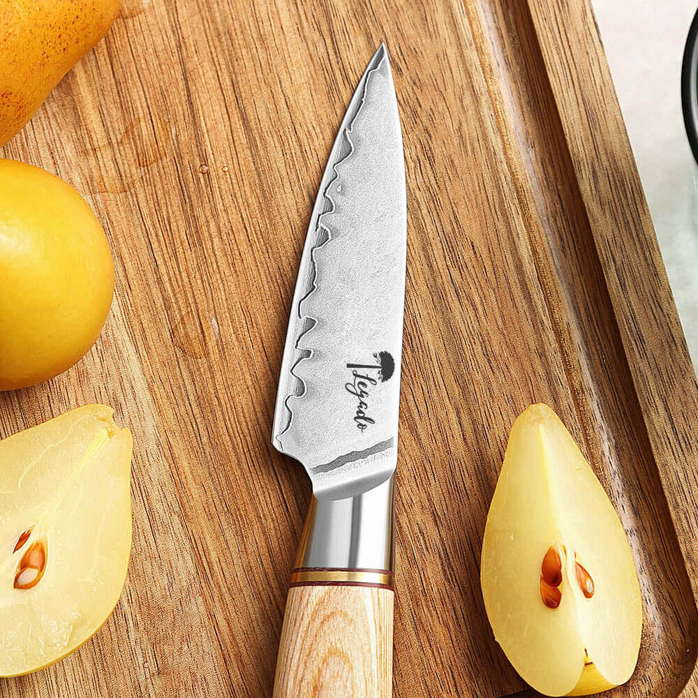 Cuchillo Utilitario Damasco 3 capas hoja 9 cm LEGADO - Andes (7845284085862)