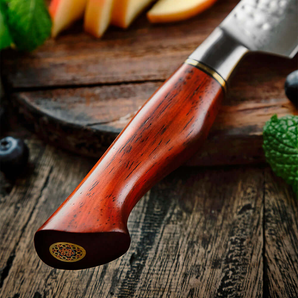 APELLINADO - Cuchillo Utilitario Damasco 73 hoja 13 cm capas LEGADO - Cuchillos Mundo Patagon