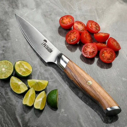 Cuchillo puntilla Acero Revestido 3 capas hoja 10 cm - HUEMUL