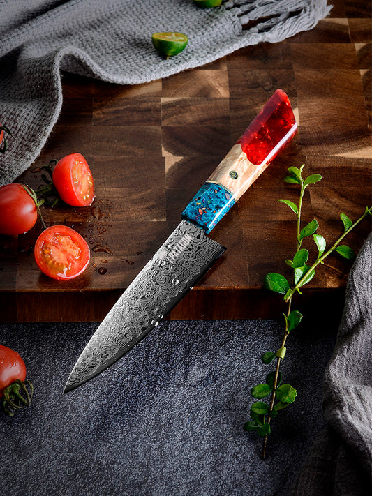 Cuchillo Petty Patagon Damasco 67 capas 13 cm