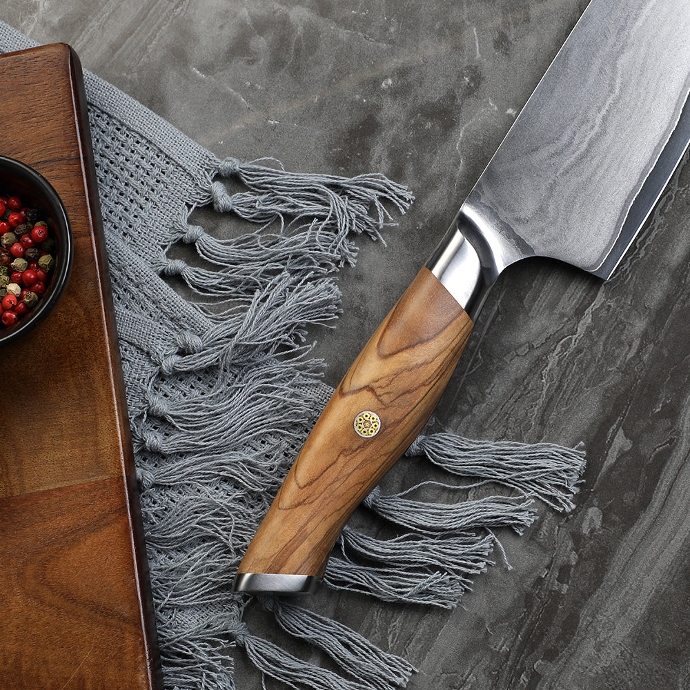 Cuchillo Asador Chef Acero Revestido 3 capas hoja 20 cm PATAGÓN - HUEMUL