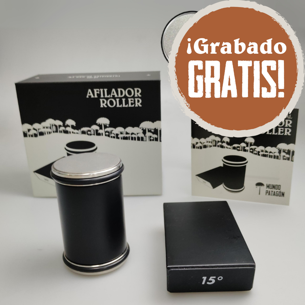 Afilador Afila Fácil ROLLER grano 240/1000 Premium - Cuchillos Mundo Patagon