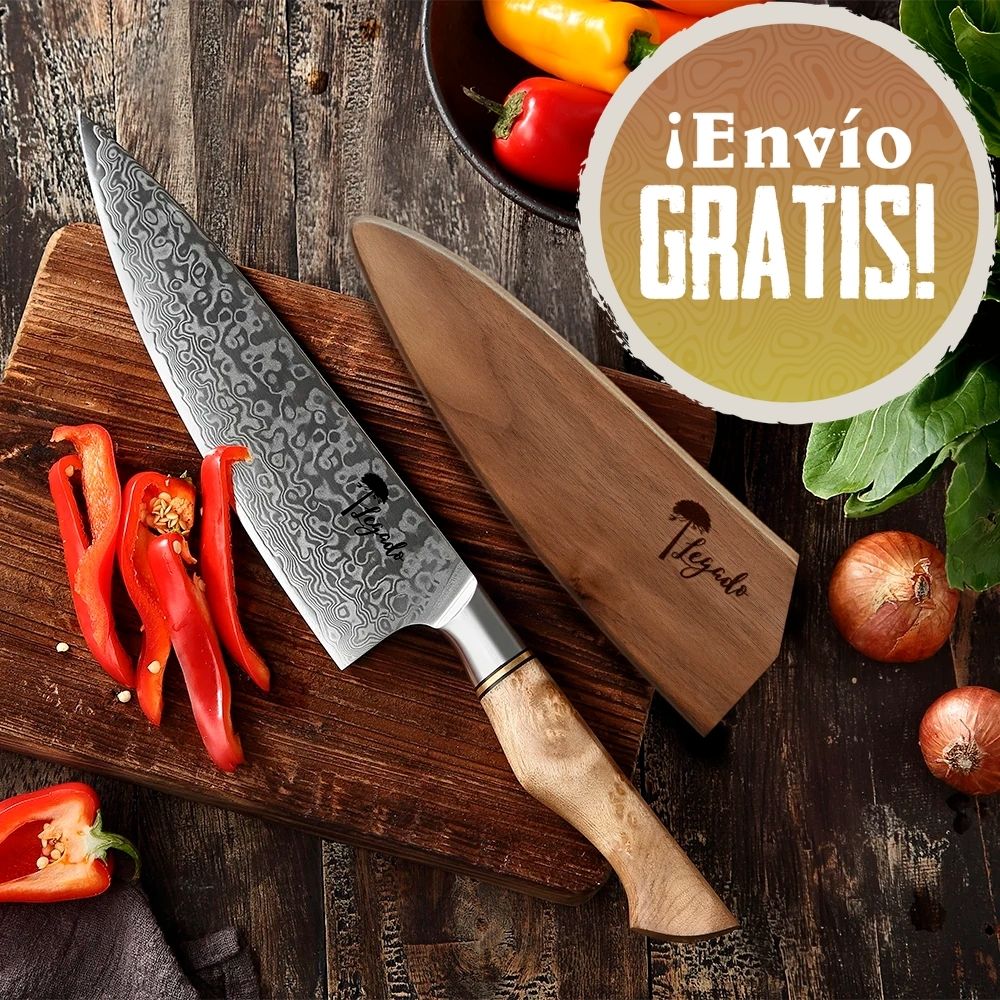 ABEDUL - Cuchillo Chef Damasco PRO 67 capas hoja 20 cm LEGADO (7305862119526)