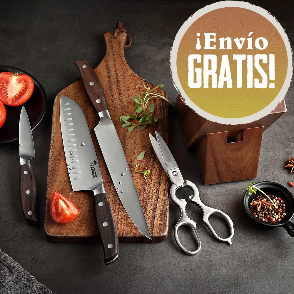 Robles - Set culinario completo de 6 piezas - Cuchillos Mundo Patagon