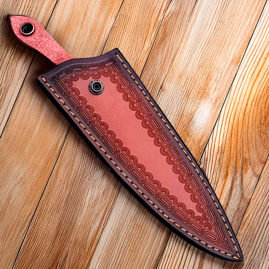 Funda de eco-cuero para cuchillo Chef hoja 19 a 21 cm - Cuchillos Mundo Patagon