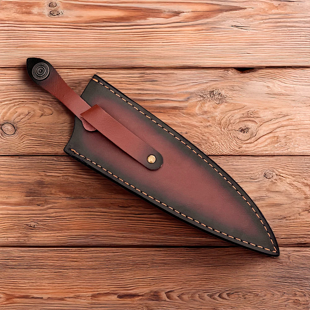 Funda de eco-cuero para cuchillo Chef hoja 19 a 21 cm - Cuchillos Mundo Patagon
