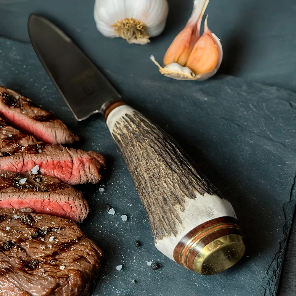 Cuchillo parrillero artesanal hoja 20 cm PATAGÓN - GAUCHO - Cuchillos Mundo Patagon