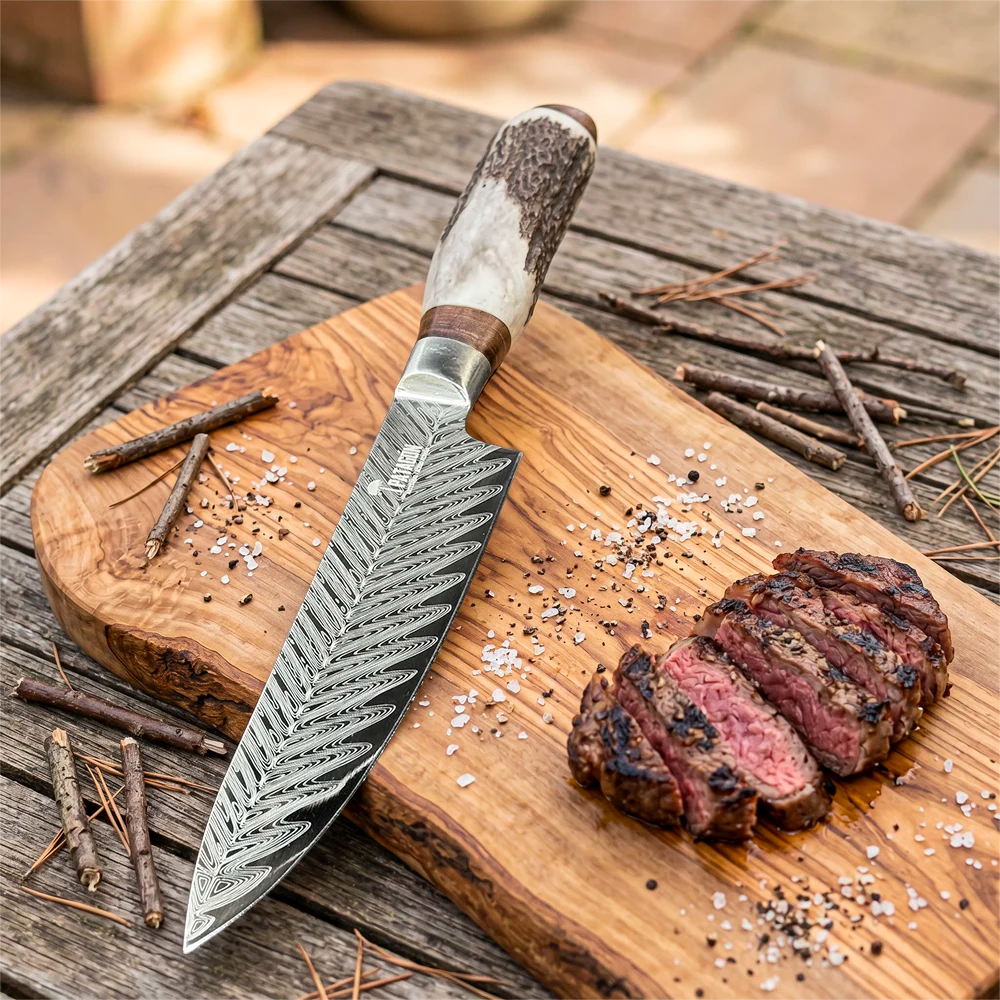 PATAGÓNICO ASTA - Cuchillo Asador Artesanal hoja 20 cm PATAGÓN