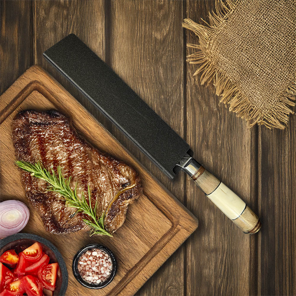 PATAGÓNICO - Cuchillo Asador Acero Alemán Artesanal hoja 24 cm PATAGÓN