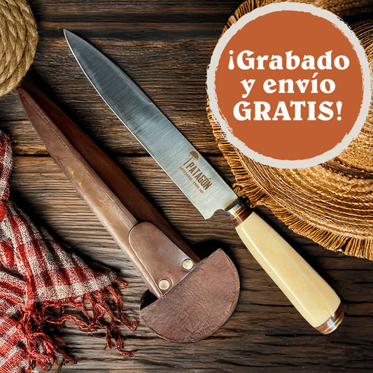 GAUCHO - Cuchillo Verijero Artesanal hoja 20 cm PATAGÓN