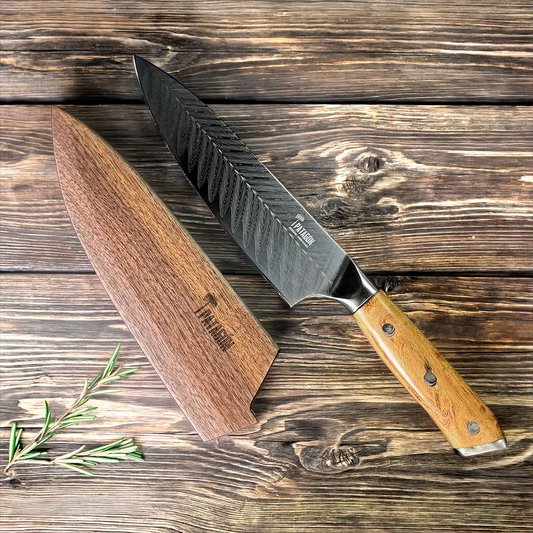 Cuchillo Asador Acero Alemán Artesanal hoja 20 cm - PATAGÓNICO