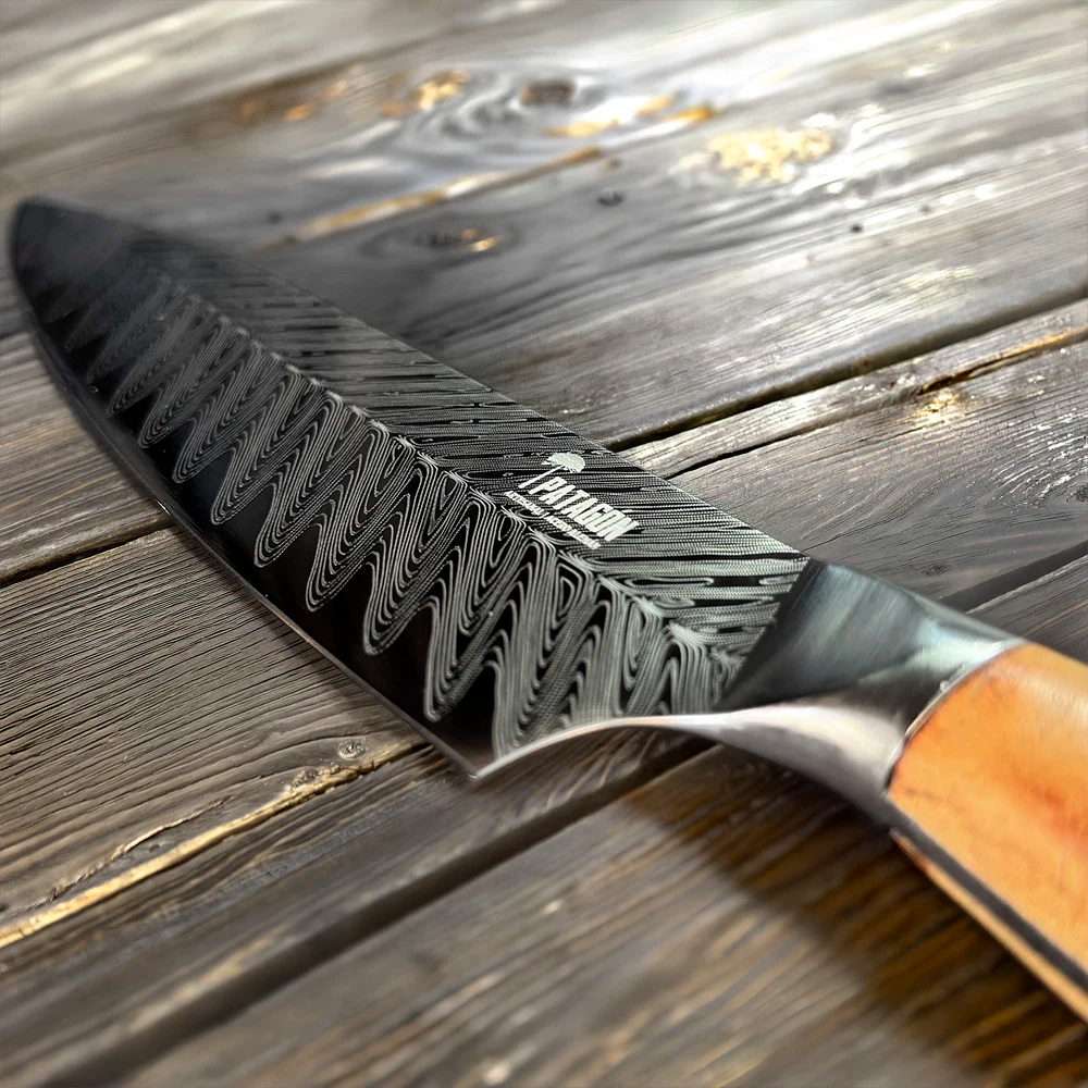 Cuchillo Asador Acero Alemán Artesanal hoja 20 cm - PATAGÓNICO