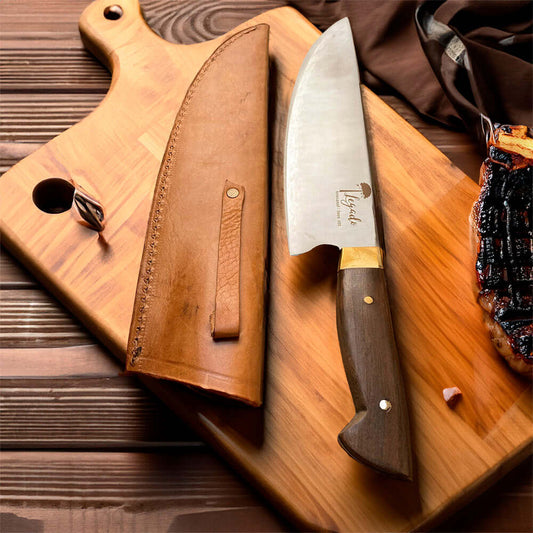 Gran Carnicero Artesanal 22 cm Guayuvirá Premium LEGADO - Cuchillos Mundo Patagon