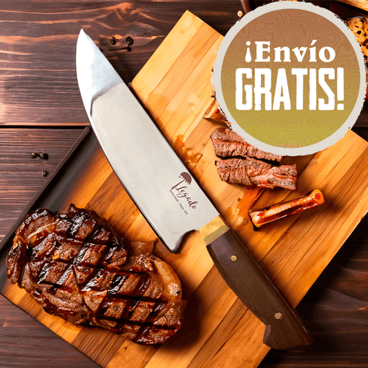 Gran Carnicero Artesanal 22 cm Guayuvirá Premium LEGADO - Cuchillos Mundo Patagon