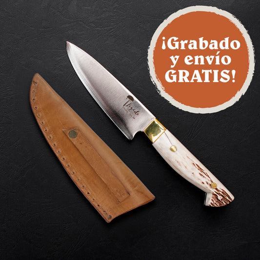 HALCÓN PELEGRINO - Cuchillo Puntero Artesanal hoja 13 cm  LEGADO