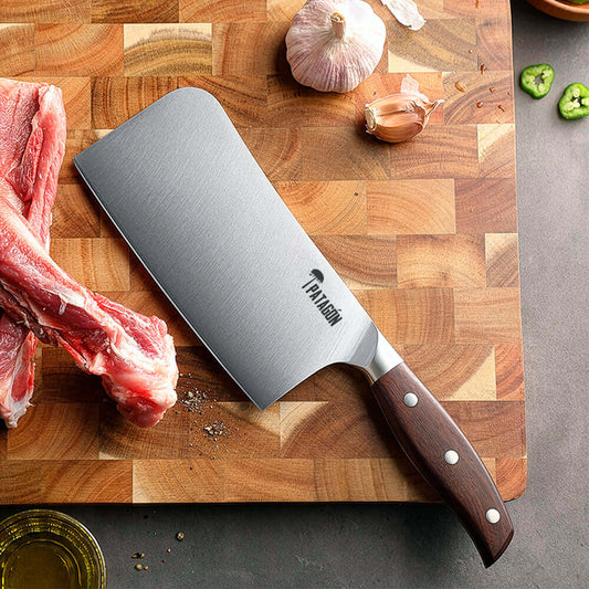 Hacha Patagón Acero Inox. BONE CHOPPER - HUALLE (7841142931558)