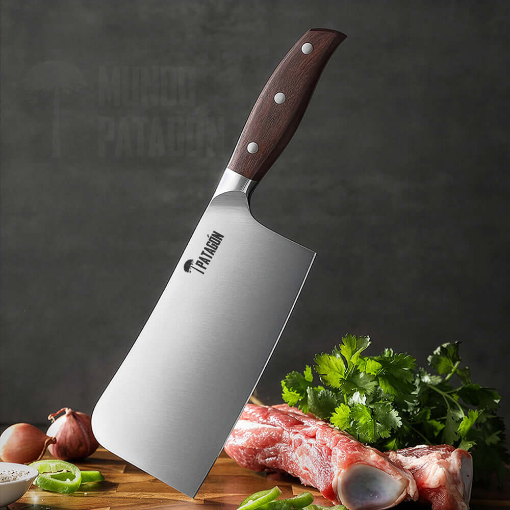 Hacha Patagón Acero Inox. BONE CHOPPER - HUALLE (7841142931558)