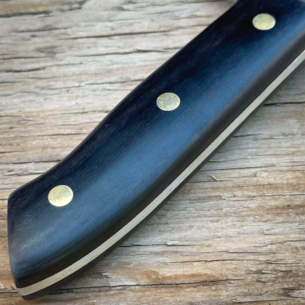 Hacha 18 cm ancha acero carbono PATAGÓN - SERBIO - Cuchillos Mundo Patagon