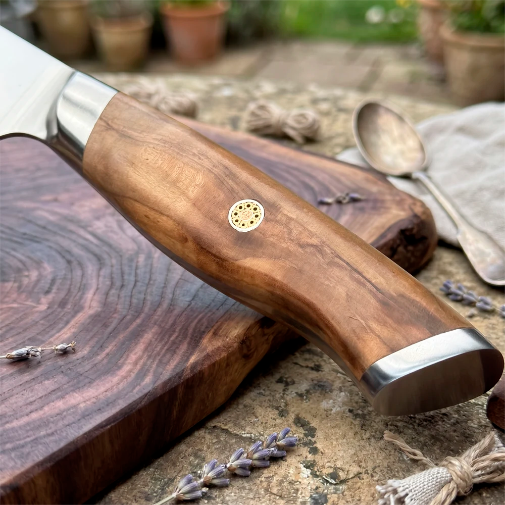 Cuchillo de asado acero revestido 3 capas hoja 20 cm - HUEMUL