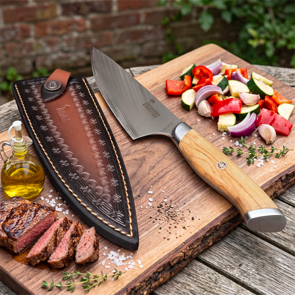 Cuchillo Huemul mas funda Eco-Cuero