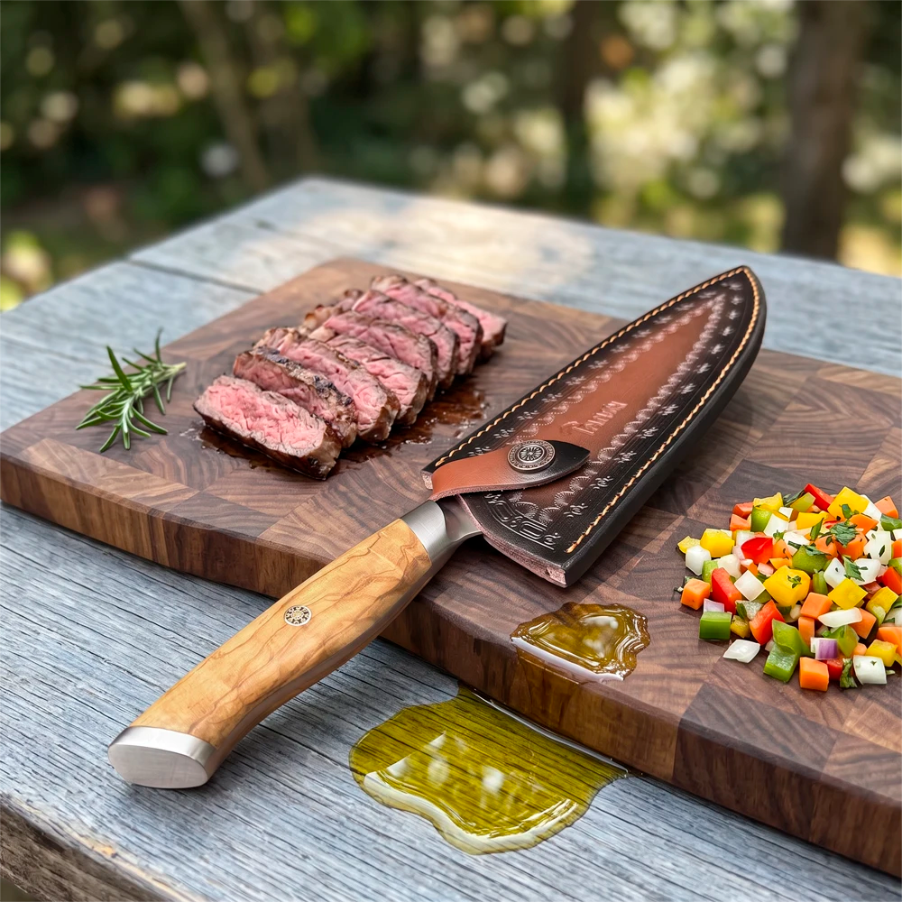 Cuchillo Huemul mas funda Eco-Cuero