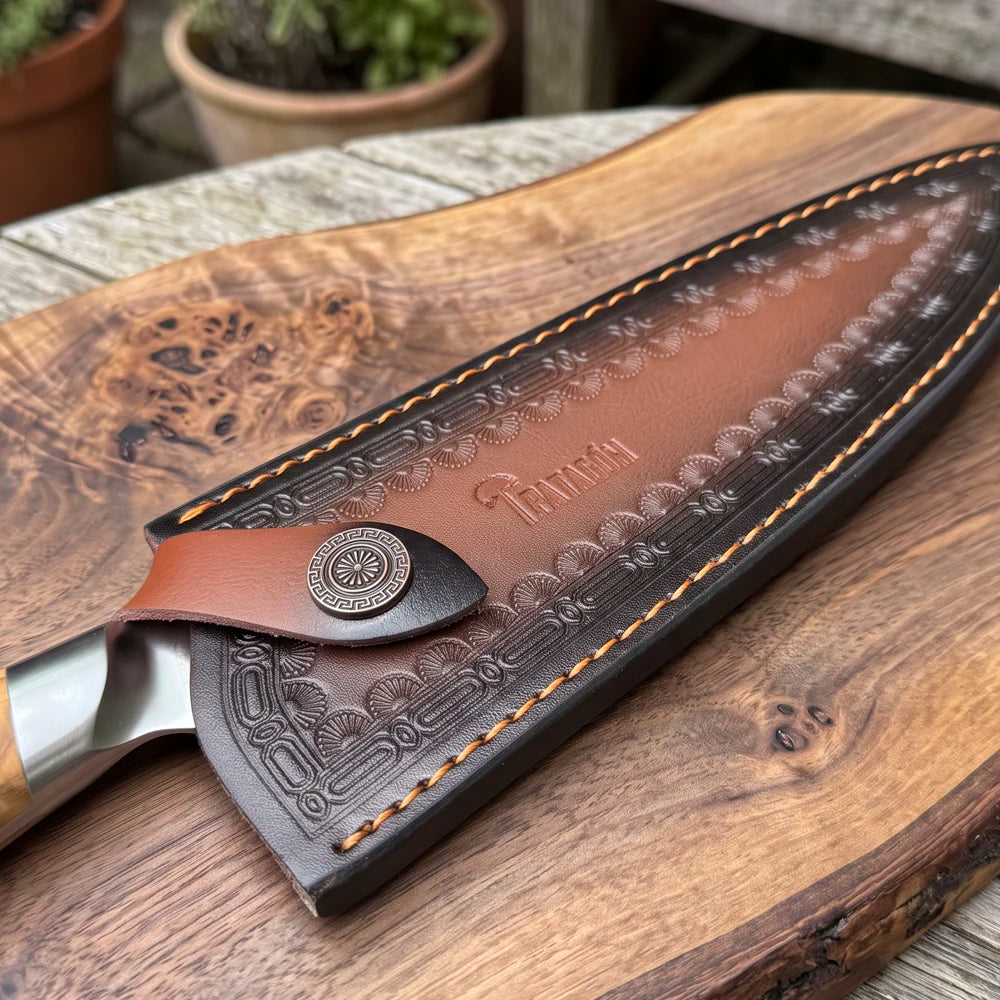 Cuchillo Huemul mas funda Eco-Cuero