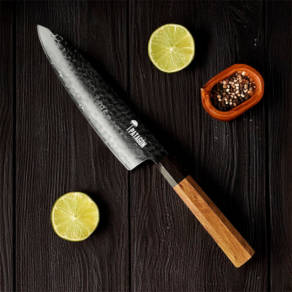 Cuchillo Chef Acero 3 capas AUS Acero Alto Carbono PATAGÓN
