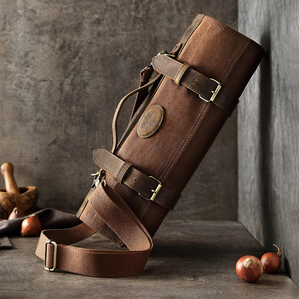 Bolso porta cuchillos profesional de 12 espacios