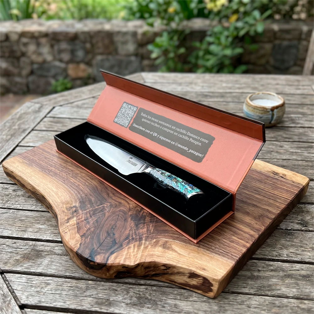 Cuchillo Chef Acero Alemán Inox. hoja 18 cm - NÁCAR