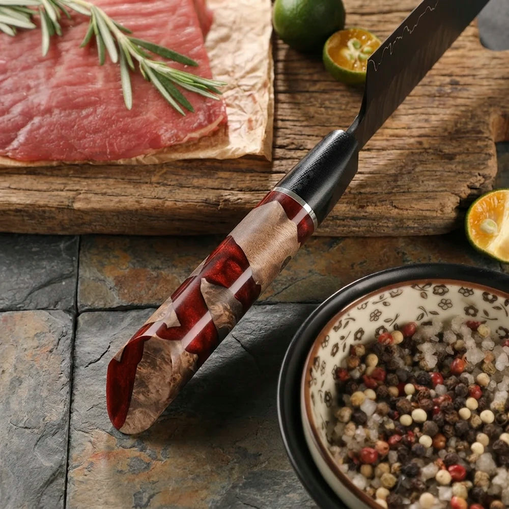 Cuchillo CHEF Acero Revestido fosfatado 3 capas hoja 20 cm - RIO LAVA