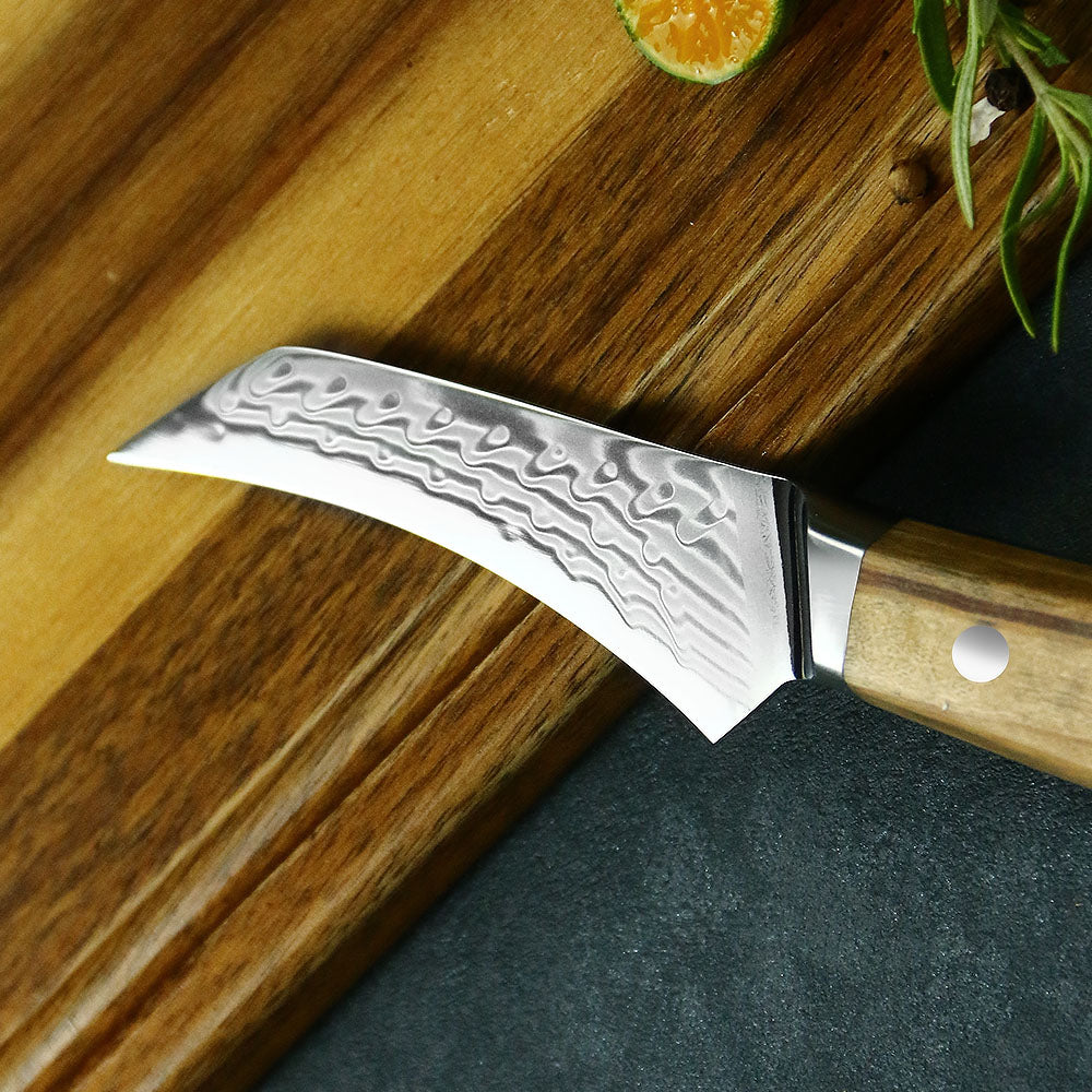 Cuchillo Pelador Patagon Damasco 45 capas 10 cm