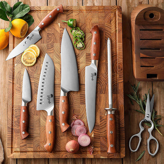 PELLINES - Set culinario completo de 7 piezas - Cuchillos Mundo Patagon