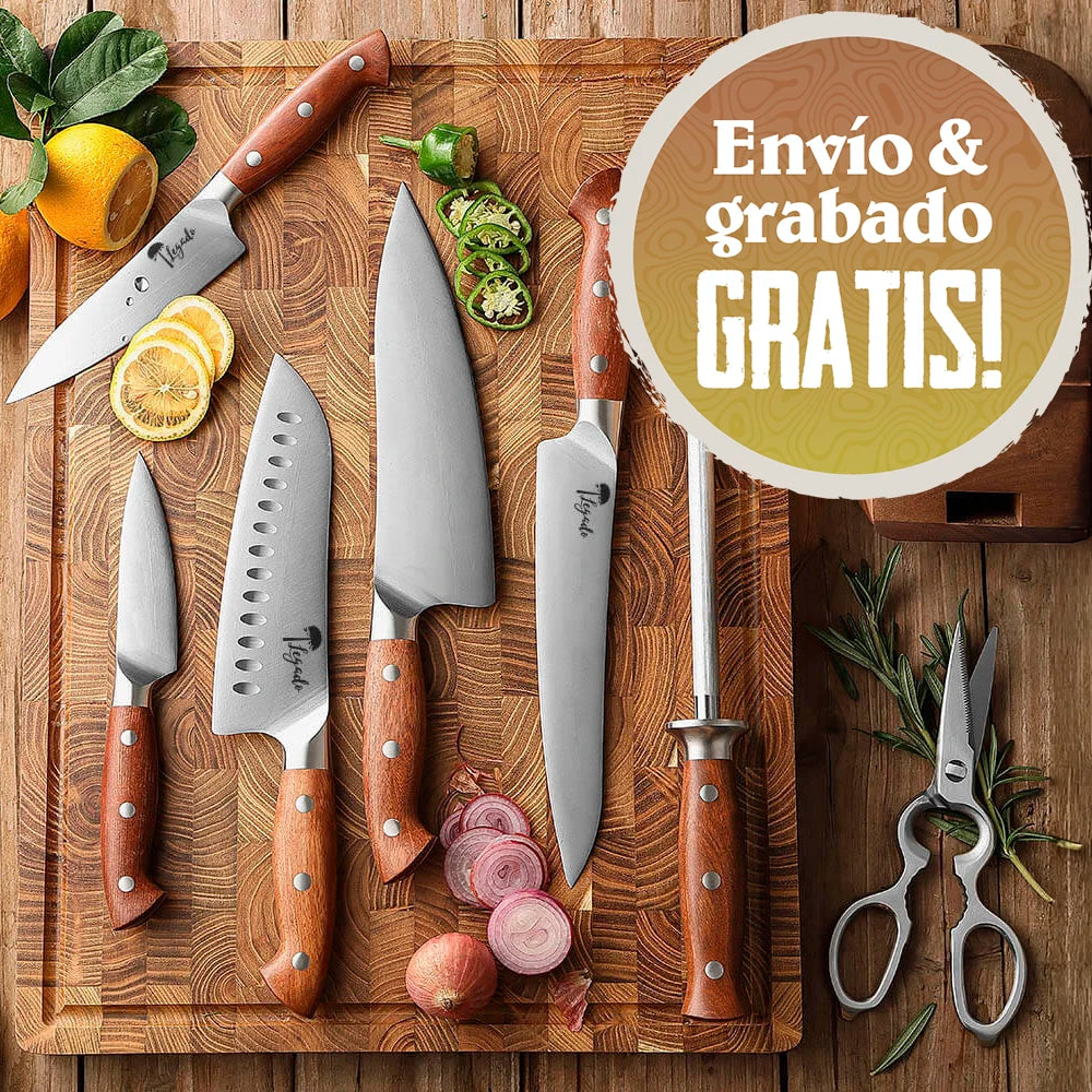 PELLINES - Set culinario completo de 7 piezas