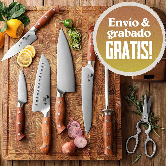 PELLINES - Set culinario completo de 7 piezas