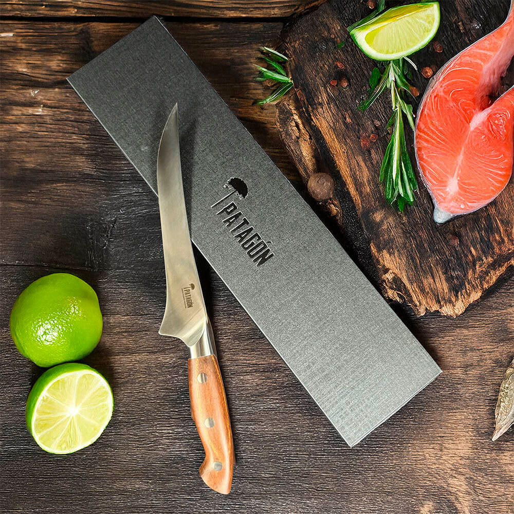 PELLÍN - Cuchillo Fileteador Acero Alemán Premium Hoja 16 cm Con caja regalo (7652523081830)