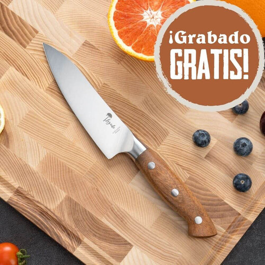 PELLÍN - Cuchillo Utilitario Acero Alemán Premium Hoja 13 cm LEGADO Con caja regalo